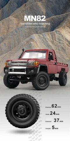 MNRC MN82 RTR 1/12 2.4G 4WD RC Car TOYOTA Land Cruiser LC79 Rock Crawler | India.