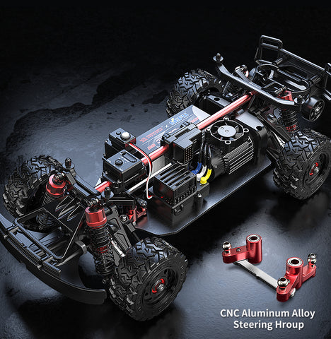 MJX Hyper Go 14211 1/14 Brushless Short Course RC Truck -70km/h, CNC Alloy | India