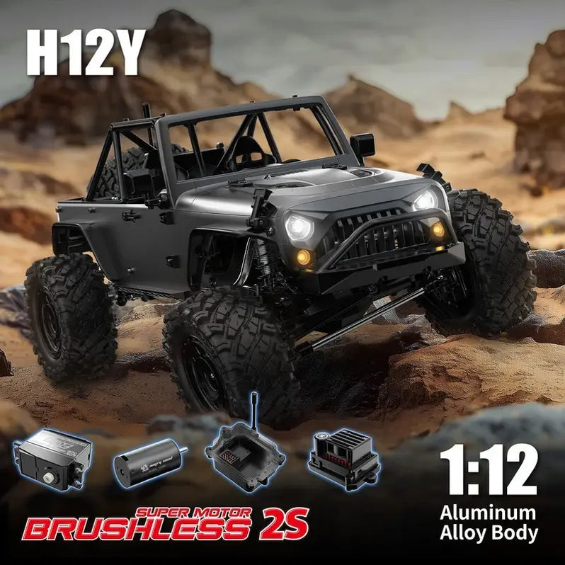 MJX Hyper Go H12Y 1:12 Brushless RC 4WD Crawler | India