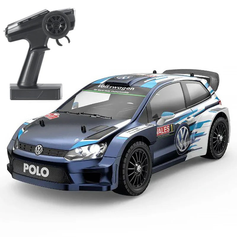 MJX Hyper Go 7304 RC Car 1/7 Volkswagen Polo R WRC RC Rally Car 4S Brushless 60km/H Official Licensed | India