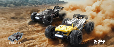 MJX Hyper Go 14207 1/14 Scale Brushless RC Car India – High Speed 4WD Off-Road Truck with 2 Shells | India