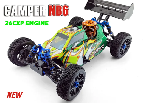 HSP 94970 1/8 2.4G Nitro Powered RC Car 4WD Off-road Remote Control Buggy With 26CXP Engine India